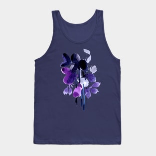 Purple flower Tank Top